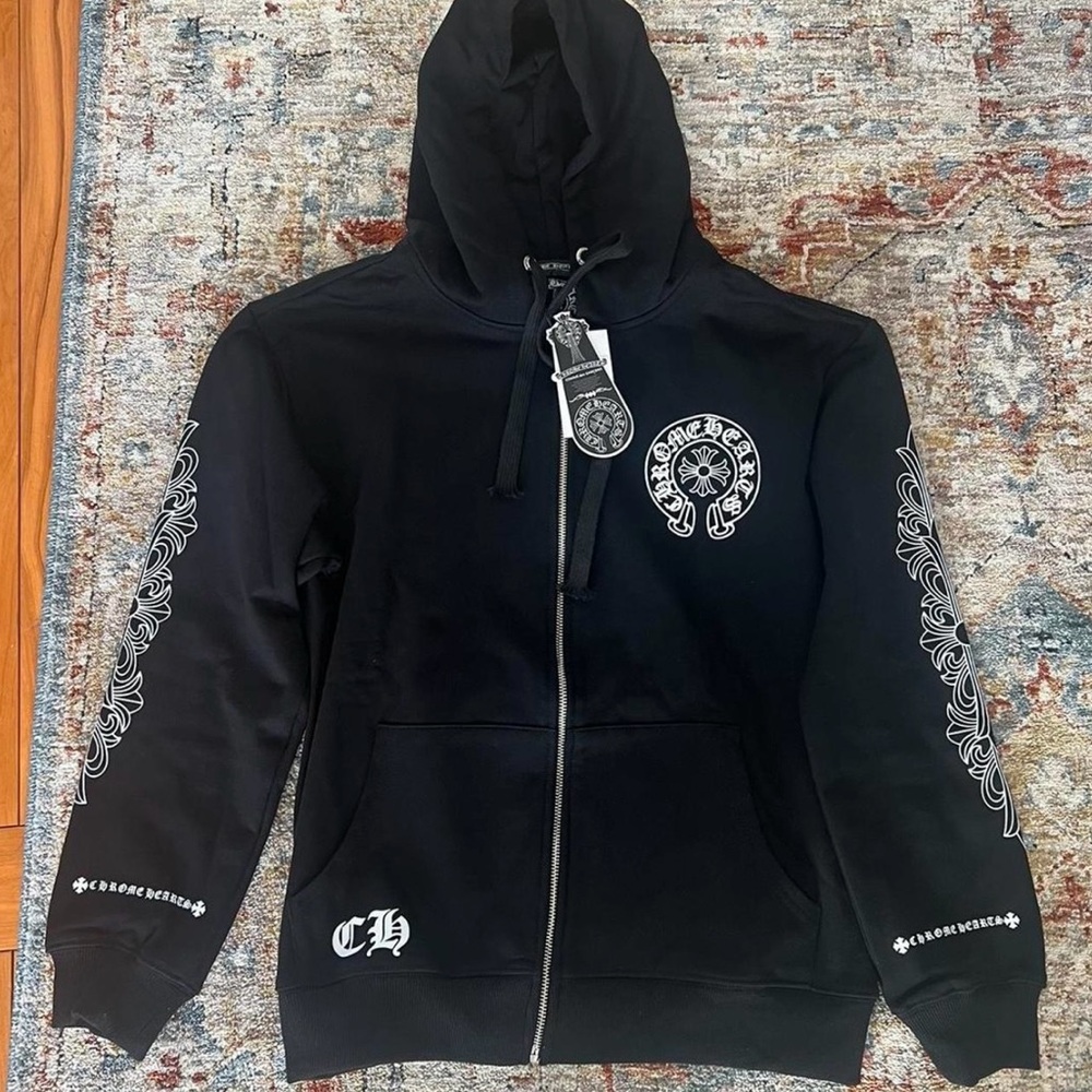 Black Zip Up Hoodie